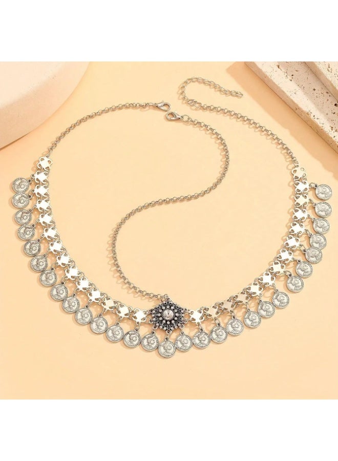 Saudi Founding Day Adjustable Luxury Headpiece with Eye-Catching Coin Design – Lightweight & Comfortable for Long Wear, Adds a Premium Heritage Touch to Your Look - Image 3